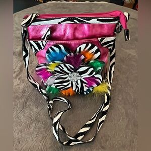 Designed by HANANEL Flowers Bloom Crossover Bag